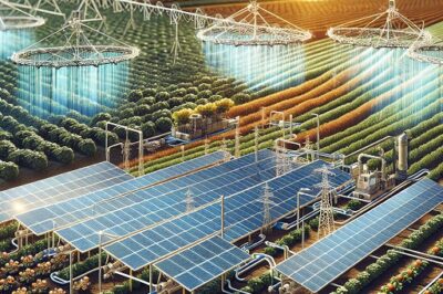 Efficient Farm Irrigation with Thin Film Solar Panels