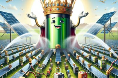 Lithium-Ion Battery Technology is the Best Battery for a Solar Irrigation System