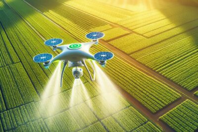 Solar-Powered Drone Data Collection for Farms Irrigation Systems