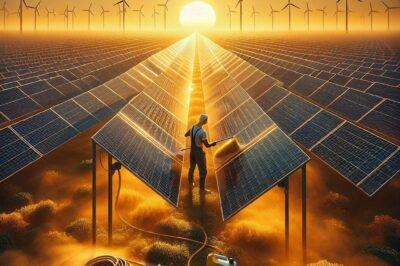 Effective Solar Panel Cleaning & Maintenance for Optimal Irrigation Power for a Farm