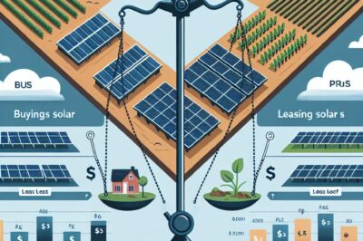 Solar Panels for Agriculture: Buy vs Lease Options