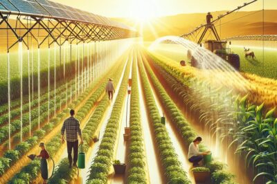 Solar-Powered Irrigation Enhances Crop Yield & Health