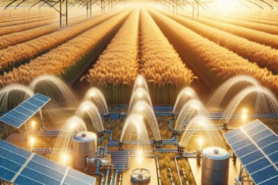 Solar Irrigation Systems for Growing Wheat: Efficient Watering Solutions