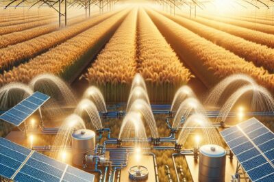 Solar Irrigation Systems for Growing Wheat: Efficient Watering Solutions