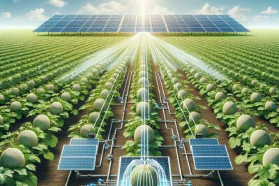 Solar Irrigation for Growing Cantaloupes: Efficient Watering Techniques & Systems