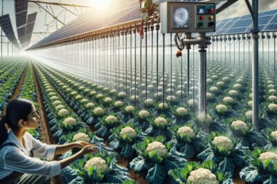 Solar-Powered Irrigation for Growing Cauliflower: Systems & Techniques
