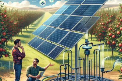 Solar-Powered Irrigation for Growing Apples: Systems & Techniques