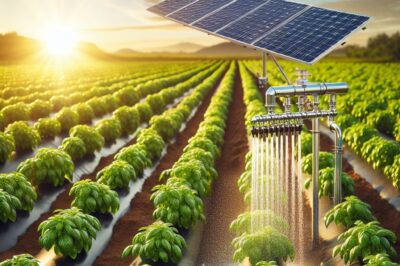 Efficient Solar Powered Irrigation Systems for Growing Basil