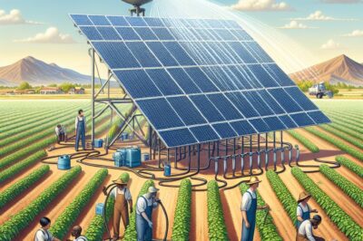 Solar Powered Irrigation for Growing Pinto Beans: Efficient Watering Techniques & Systems