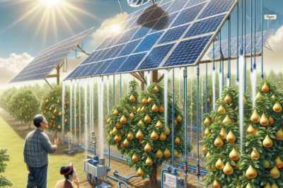 Solar Irrigation for Growing Pears: Efficient Watering Techniques & Systems