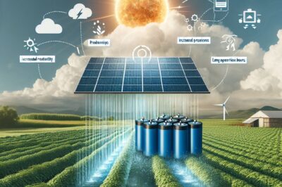 Best Reasons to Add Batteries to Solar Irrigation Systems