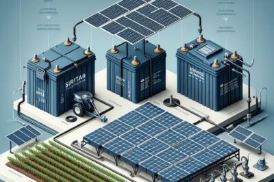 Best Solar Irrigation Batteries for Agriculture: Lithium-Ion, Lead-Acid & Flow