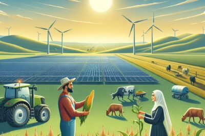 Benefits for Farm Animals when Using Solar Panels with an Irrigation System
