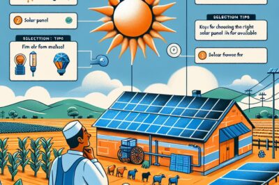 Right Solar Panels for Farmers: Key Factors, Best Choices & Selection Tips