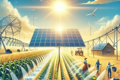 Solar-Powered Irrigation Systems Benefits & Advantages for Farmers in Agriculture