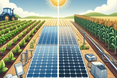 Solar Panels Used in Agriculture: Monofacial vs Bifacial