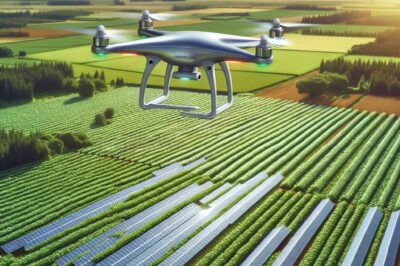 Drones Boost Solar Panel Efficiency for Farmers