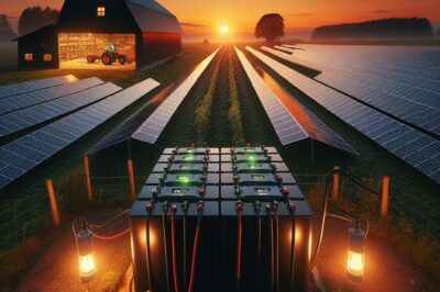 Using Batteries to Make Solar Panels a More Practical Option for Farmers