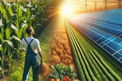 Dual Land Use: Growing Crops & Solar Panels for Farmers