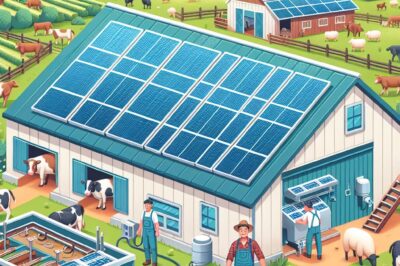 Solar Panels Benefits for Livestock Farmers & Usage Tips