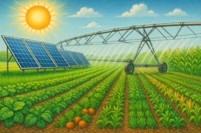 Solar Powered Linear Sprinkler Irrigation System for Farmers’ Crops