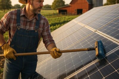 Solar Panel Efficiency Maintenance Tips & Guide for Farmers