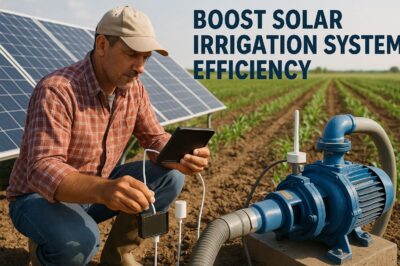 Smart Controllers & Sensors Boost Solar Irrigation System Efficiency for Farmers