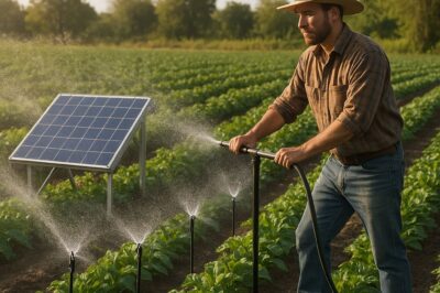 Solar Micro-Sprinkler Irrigation Systems for Farmers