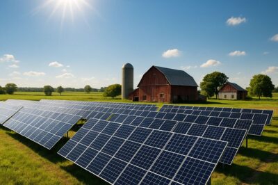 The Bright Side of Using the Sun to Power Your Farm with Solar Panels