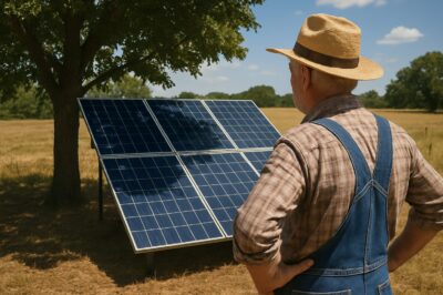 Common Efficiency Killers on a Farms Solar Panels
