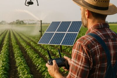 Drones Boost Solar Irrigation Efficiency for Farmers