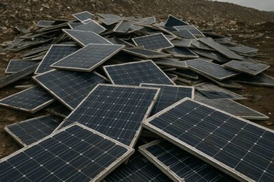 Dark Side of Solar Panels for Farm Power Operations