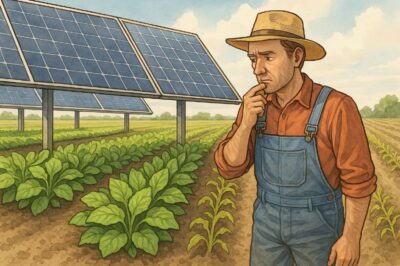 Farmers Increase Crop Yield with Solar Panels