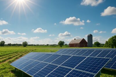 Solar Panels in Agricultural Improves the Farms Resilience