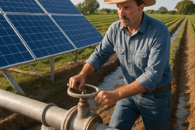 Solar Panels Benefits & Compatibility for Furrow Irrigation Systems