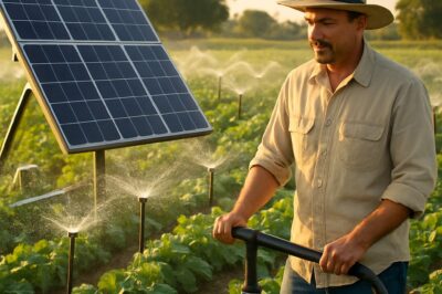 Sustainable Irrigation: Pairing Solar Power with Micro-Sprinklers