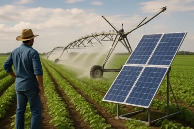Center Pivot Irrigation Powered by Solar Panels: Cutting Costs and Raising Yields
