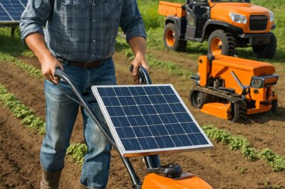 Best Solar-Powered Farm Tools, Equipment & Operations Efficiency