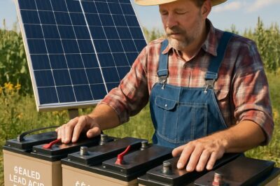 Sealed AGM lead acid Batteries: Solar Panel Backup for Farms, Usage & Benefits