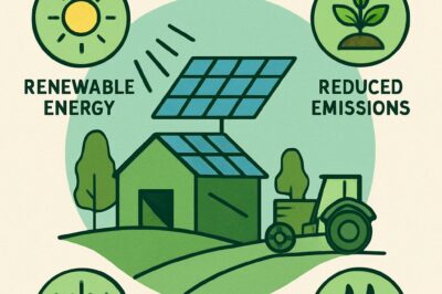 Solar Panels Environmental Benefits for Farmers Operations Power