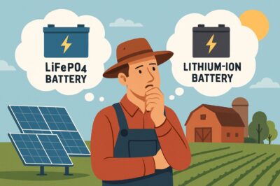 LiFePO4 vs Lithium-Ion Batteries for Agriculture Solar Backup: Best for Farmers