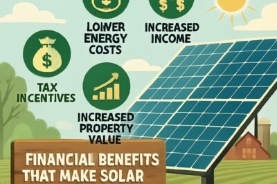 Financial Benefits of Solar Panels: Worth Investment for Farmers