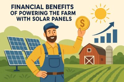 Solar Panels Financial Benefits for Powering the Farmers Operations