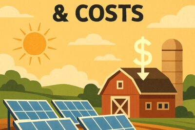 Solar Panels Reduce Farm Energy Bills & Costs