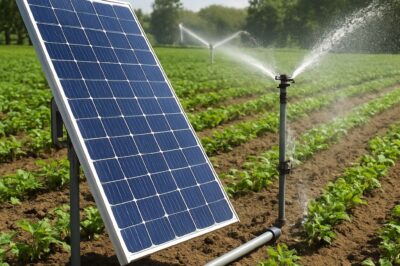 Types of Solar Sprinkler Irrigation Systems for Agriculture & Farming Use
