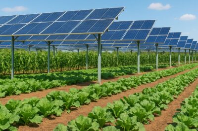 Agrivoltaics: Solar Panels & Agriculture Combined Benefits