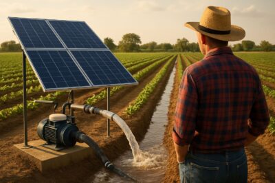 Solar-Powered Furrow Irrigation System Benefits & Considerations