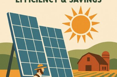 Solar Panels Science: Helping Farmers with Efficiency & Savings