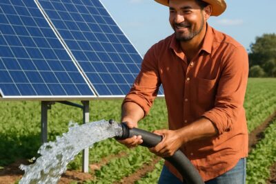 Solar Irrigation Systems for Farmers & Agriculture