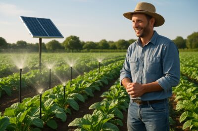 Solar Micro-Sprinklers Irrigation Benefits & Uses for Farmers